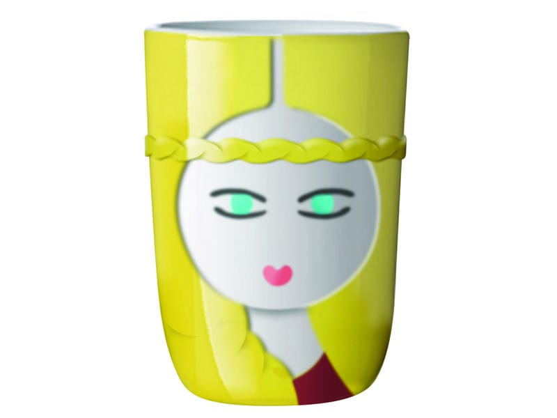 QDO Double-walled glass QDO Folklore Double Wall Porcelain Cup 210ml Freja Denmark 567496
