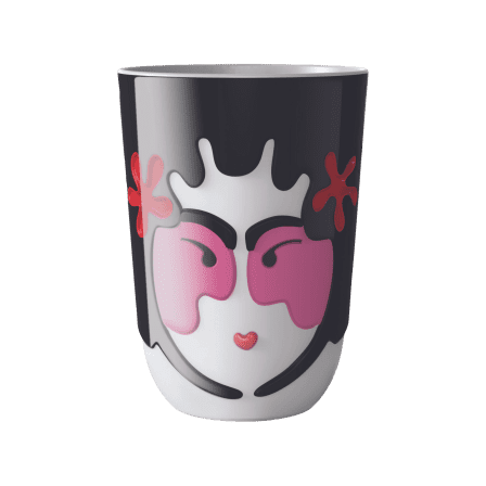 QDO Double-walled glass QDO Folklore Double Wall Porcelain Cup 210ml Mulan China 567495 (7287342956633)