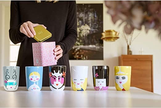 QDO Double-walled glass QDO Folklore Double Wall Porcelain Cup 210ml Mulan China 567495 (7287342956633)