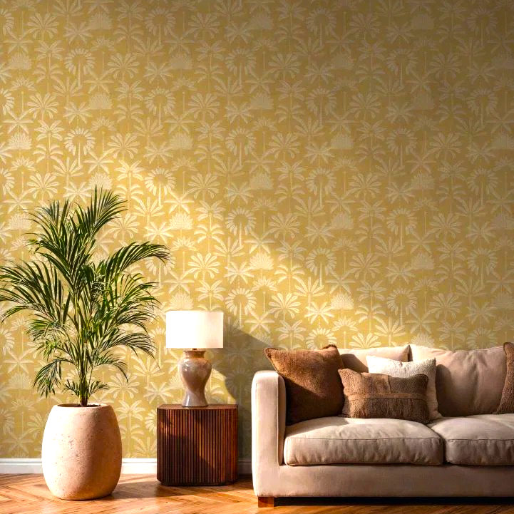 Coconut Quay Hessian Wallpaper Roll 0.53m x 10.05m.