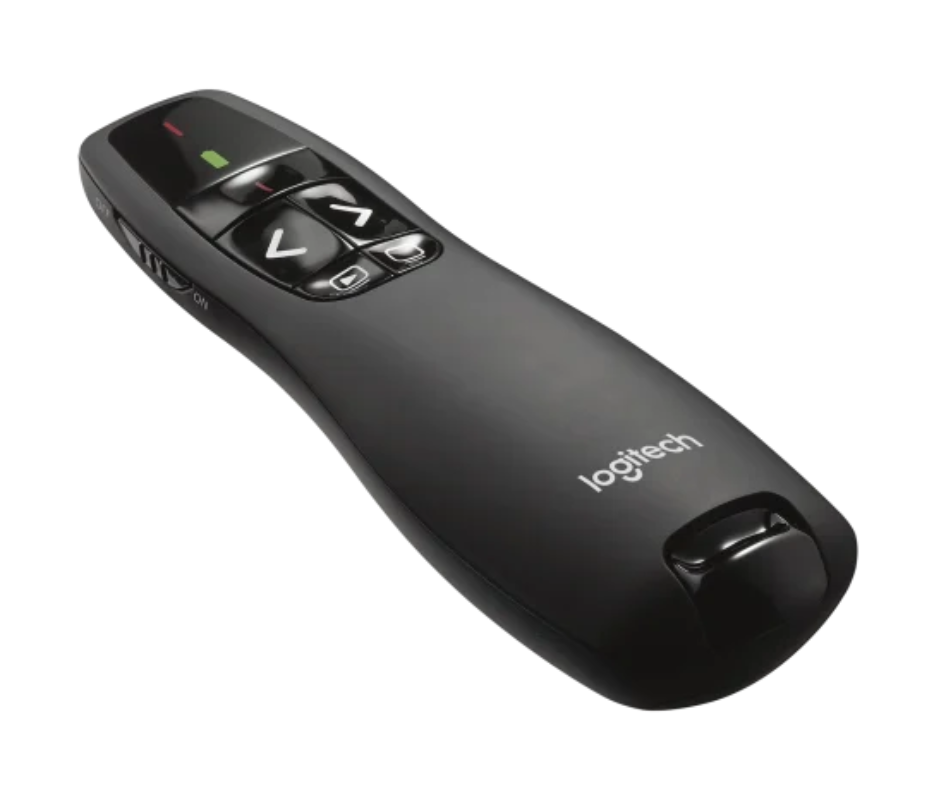 Logitech R400 Wireless Presenter.