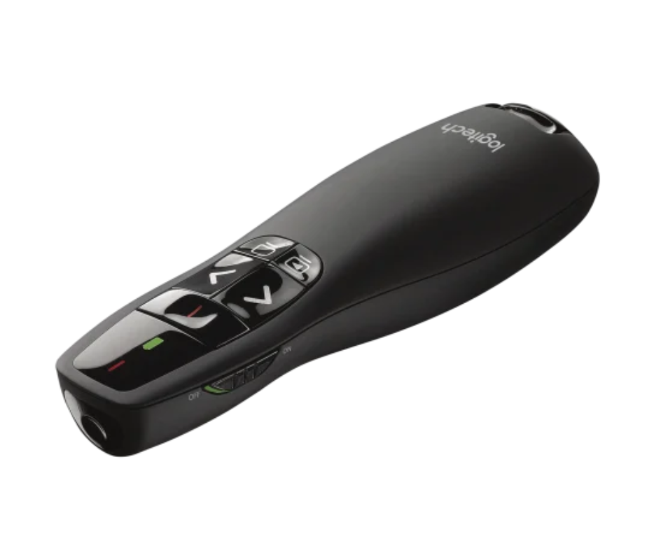 Logitech R400 Wireless Presenter.