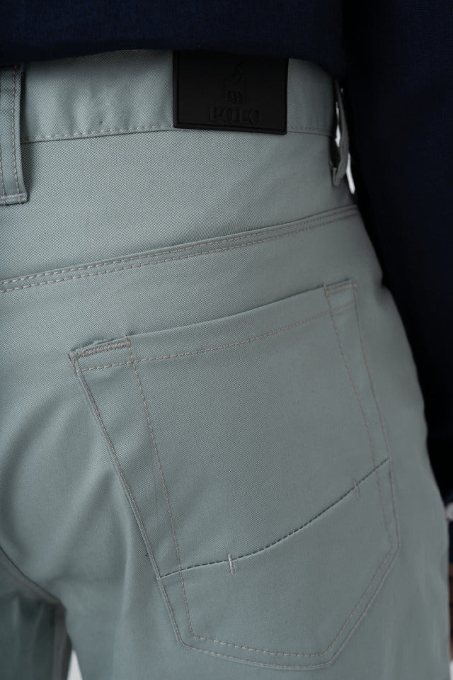 Polo Men's 5 Pocket Trouser Aqua