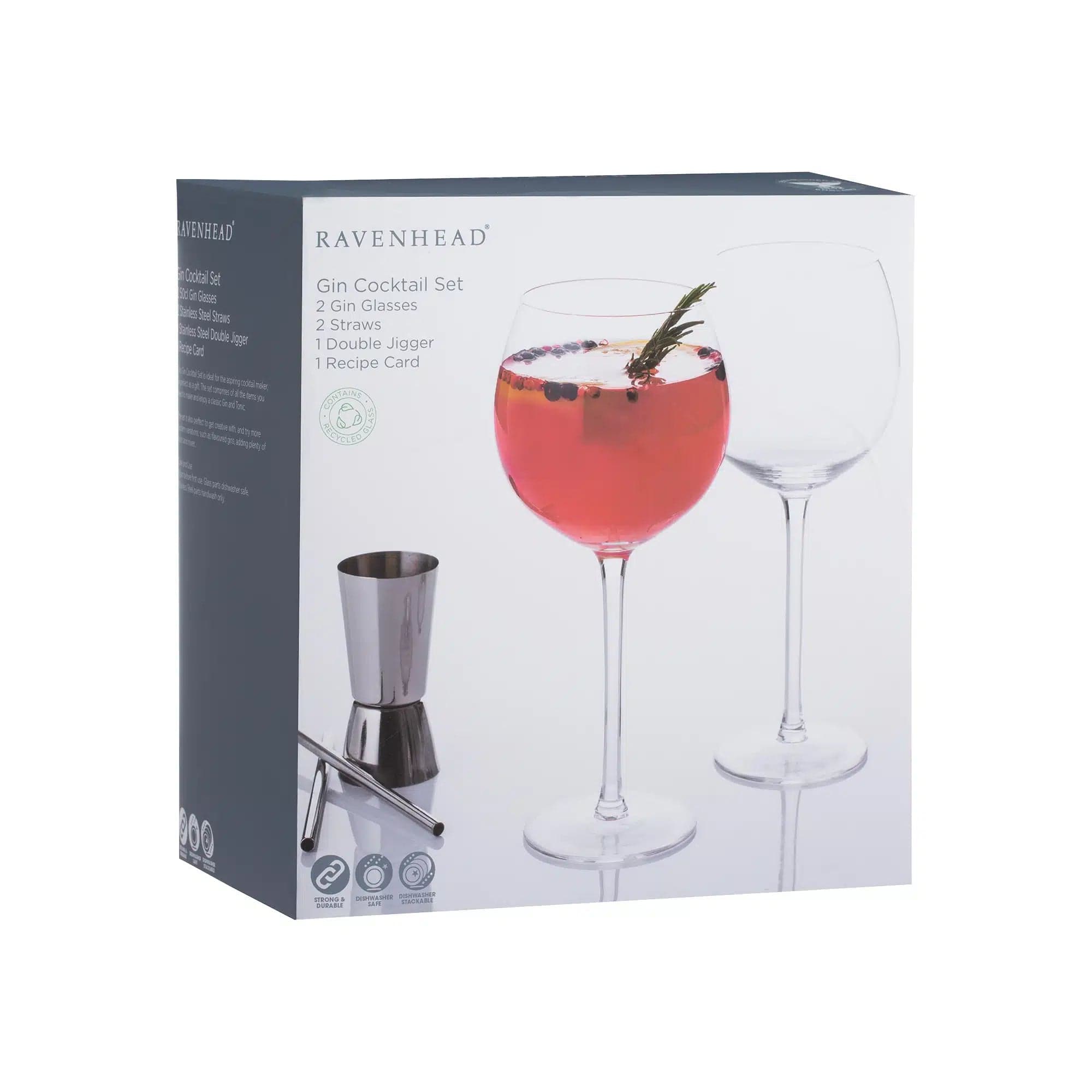 Ravenhead GLASS Ravenhead Gin Cocktail Set RAV0042619 (7798171369561)