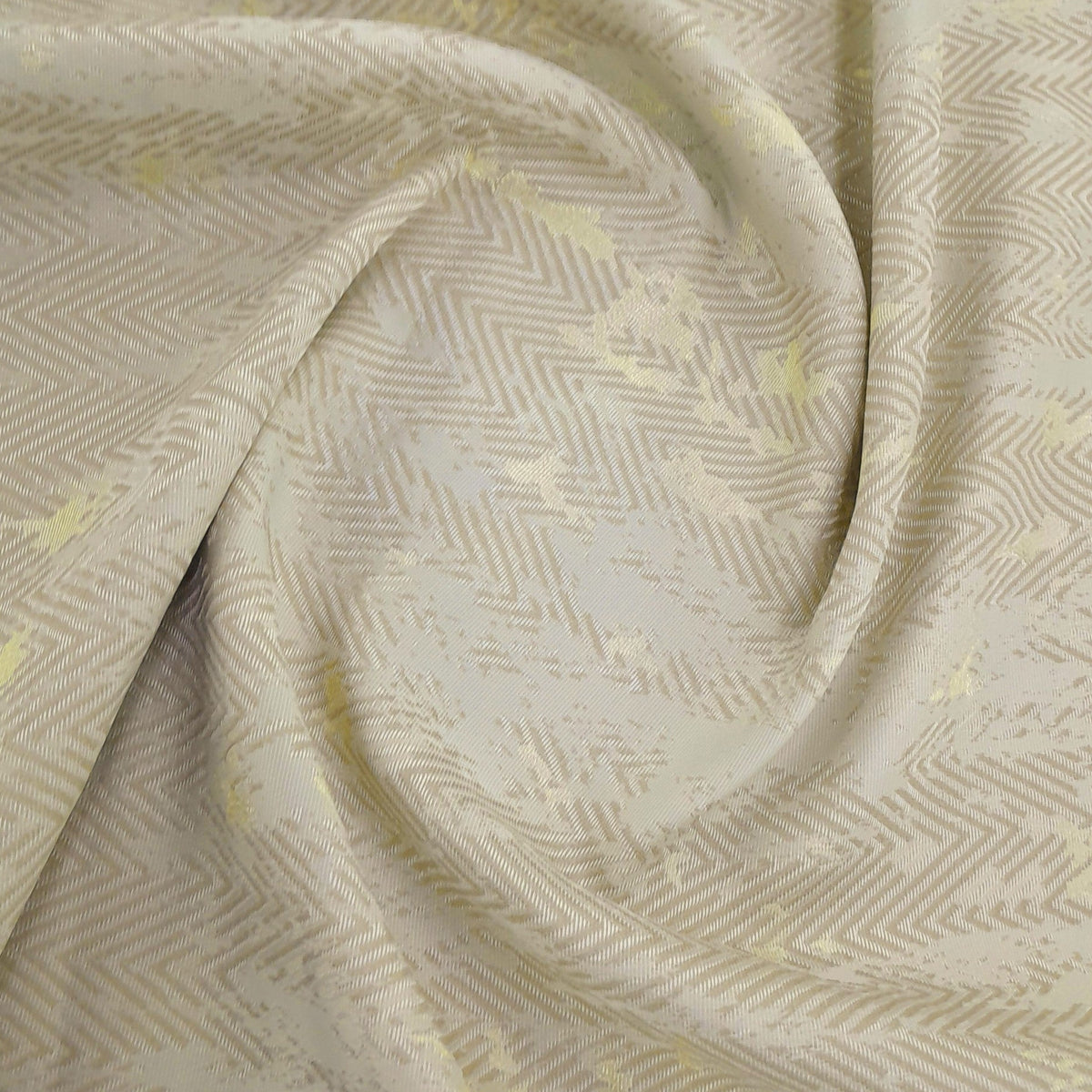 Reacord Curtain Fabrics Beige Jacquard Curtaining Fabric Tilling 280 cm