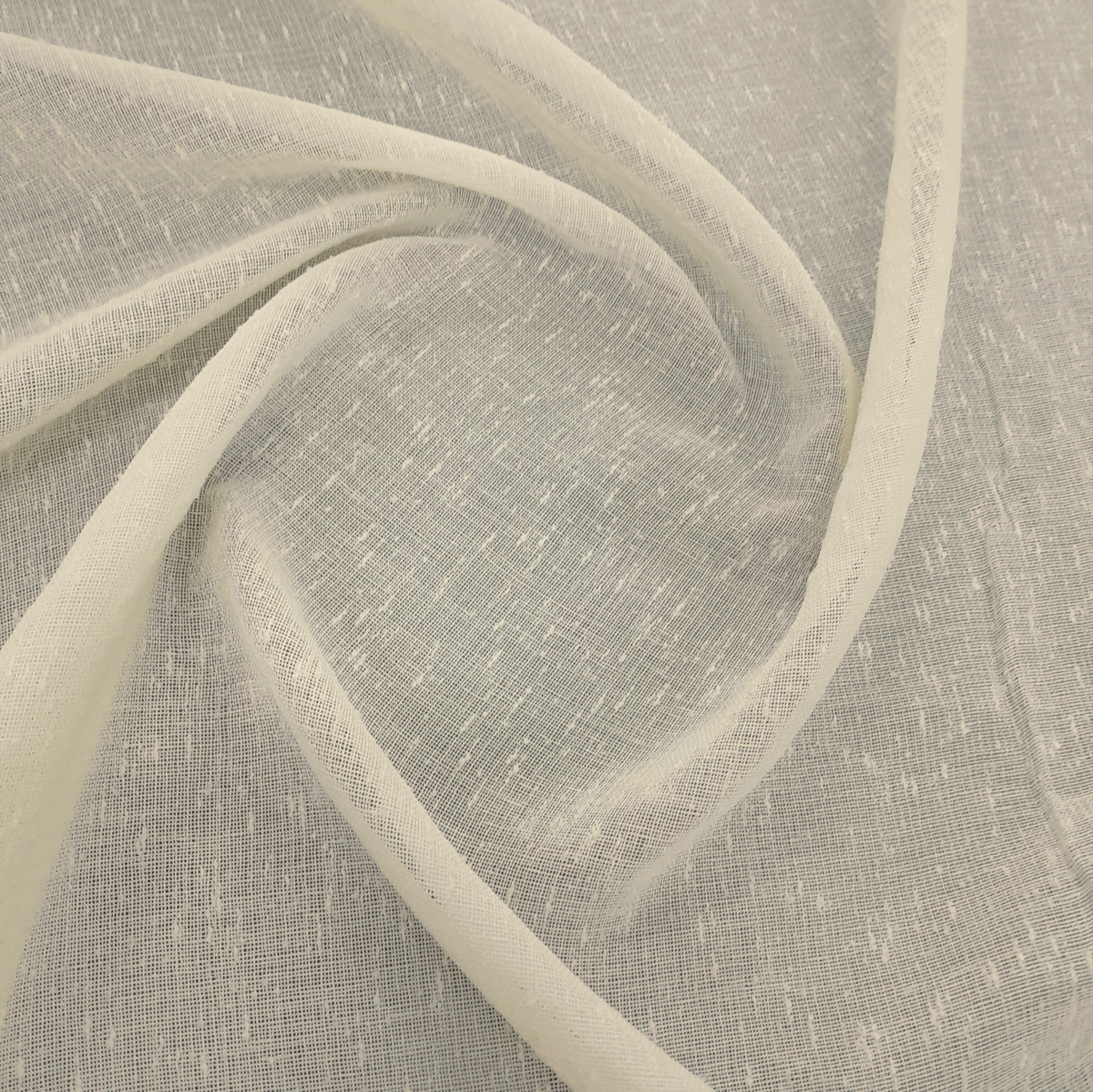 REACORD SHEER VOILE Fabric Spatter Sheer Ivory 280 cm