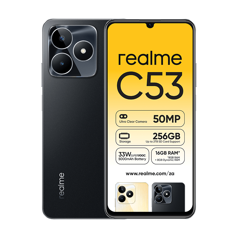 Realme Mobile Phones Realme C53 Dual Sim 256GB - Black