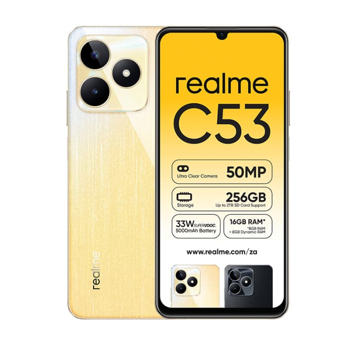 Realme Mobile Phones Realme C53 Dual Sim 256GB - Gold