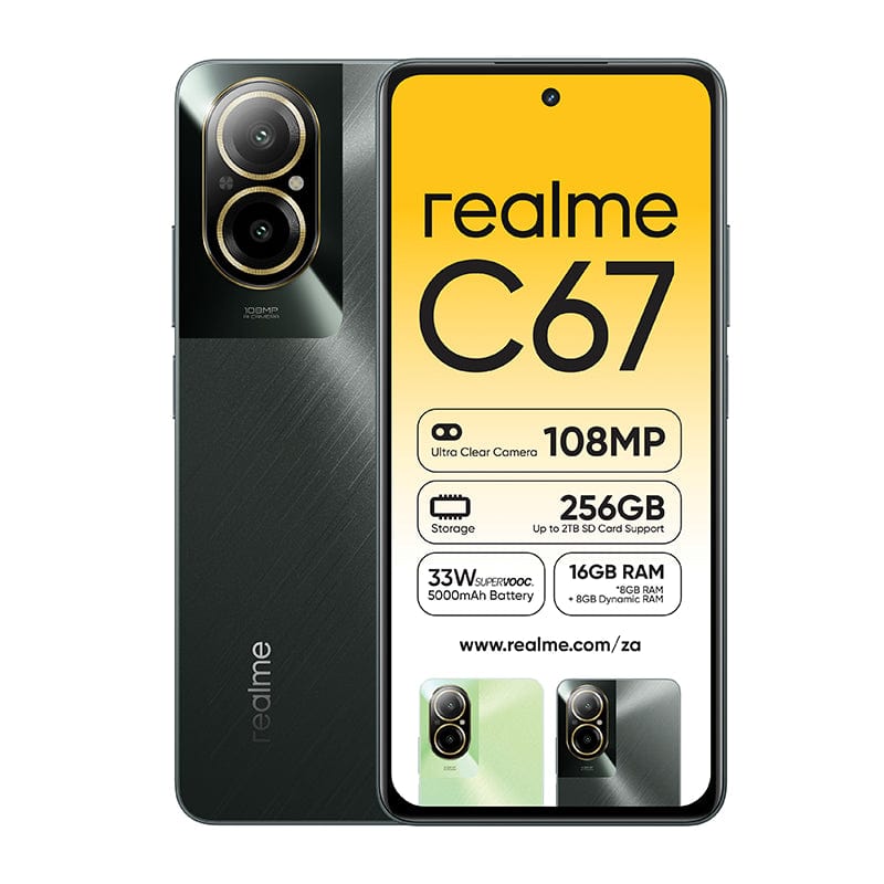 Realme Mobile Phones Realme C67 4G Dual Sim 256GB - Black