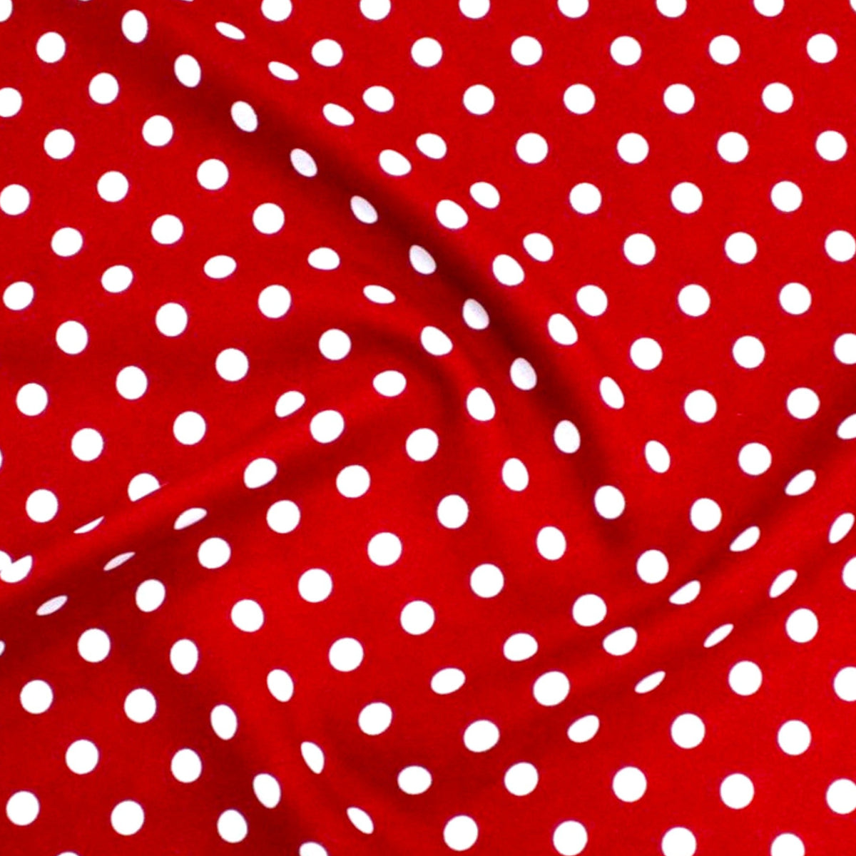 Printed Mini Matt Polka Dot Red 150 cm