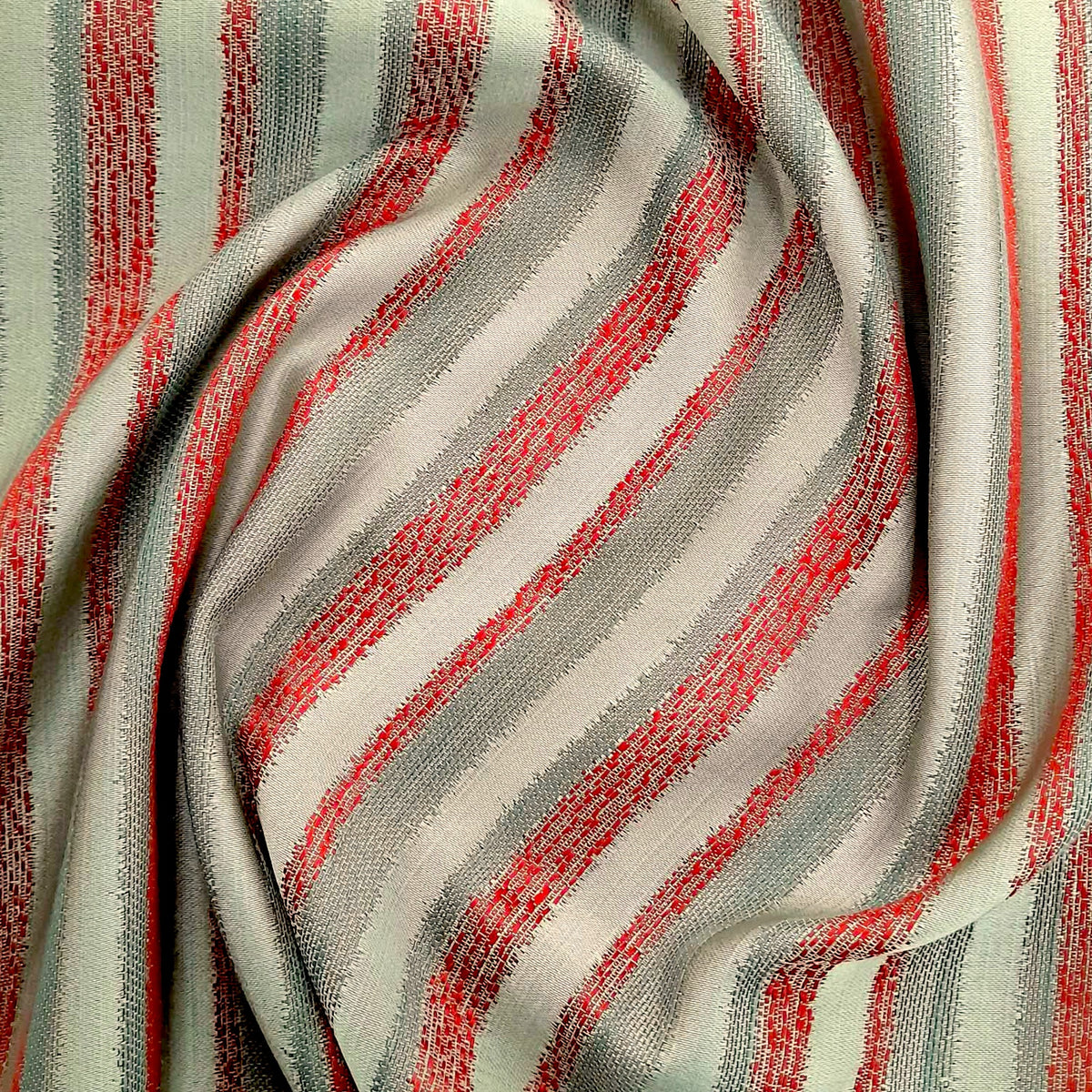 Fabric ILya Polyester Red Stripe 280 cm.