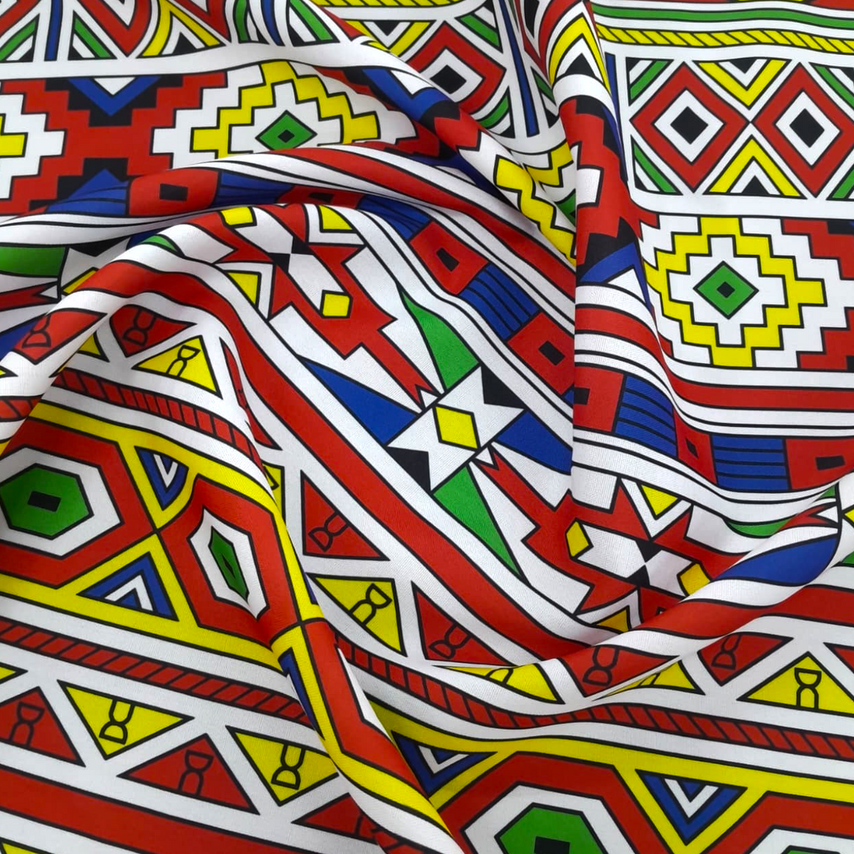 Fabric Printed Mini Matt Ndebele D35 140 cm.