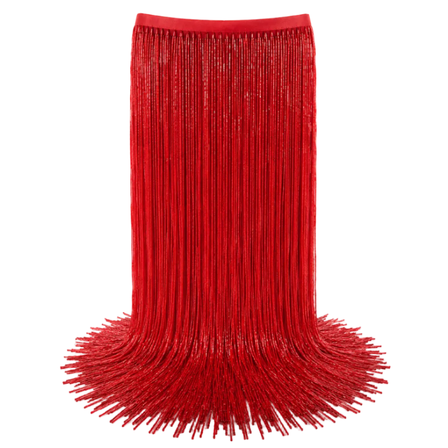 Beaded Glass Fringe