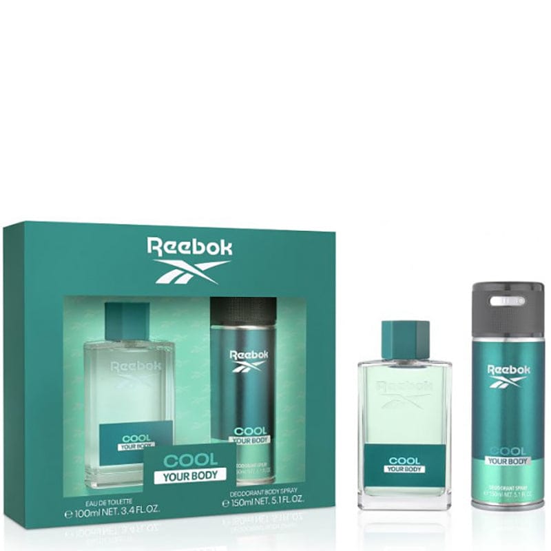 Reebok Fragrance Reebok Cool Your Body Men's Eau De Toilette Spray 100ml Set (7732501643353)