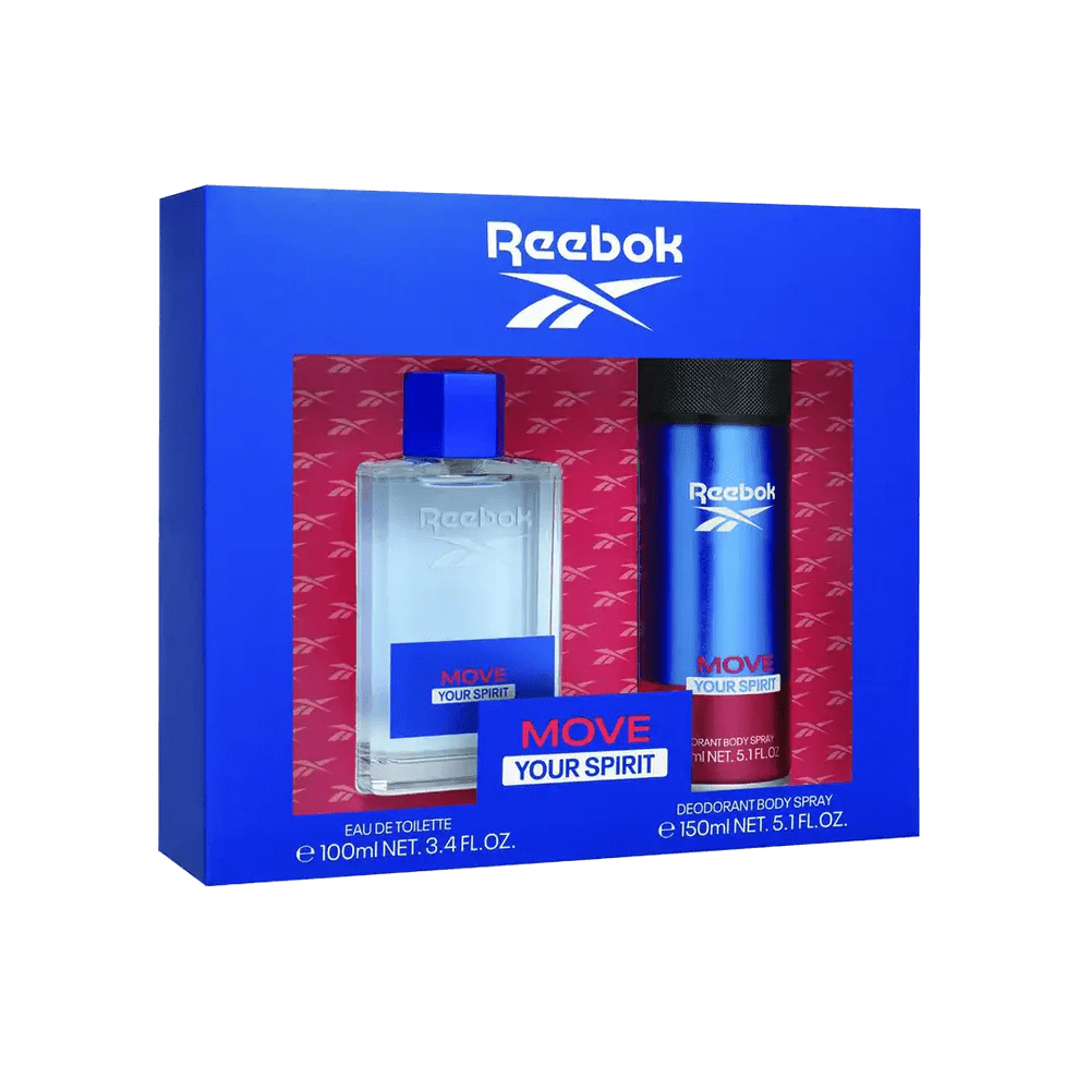 Reebok Move Your Spirit Set 100ml Body Spray 150ml Male For Sale reebok-move-your-spirit-set-100ml-body-spray-150ml-male-for-sale