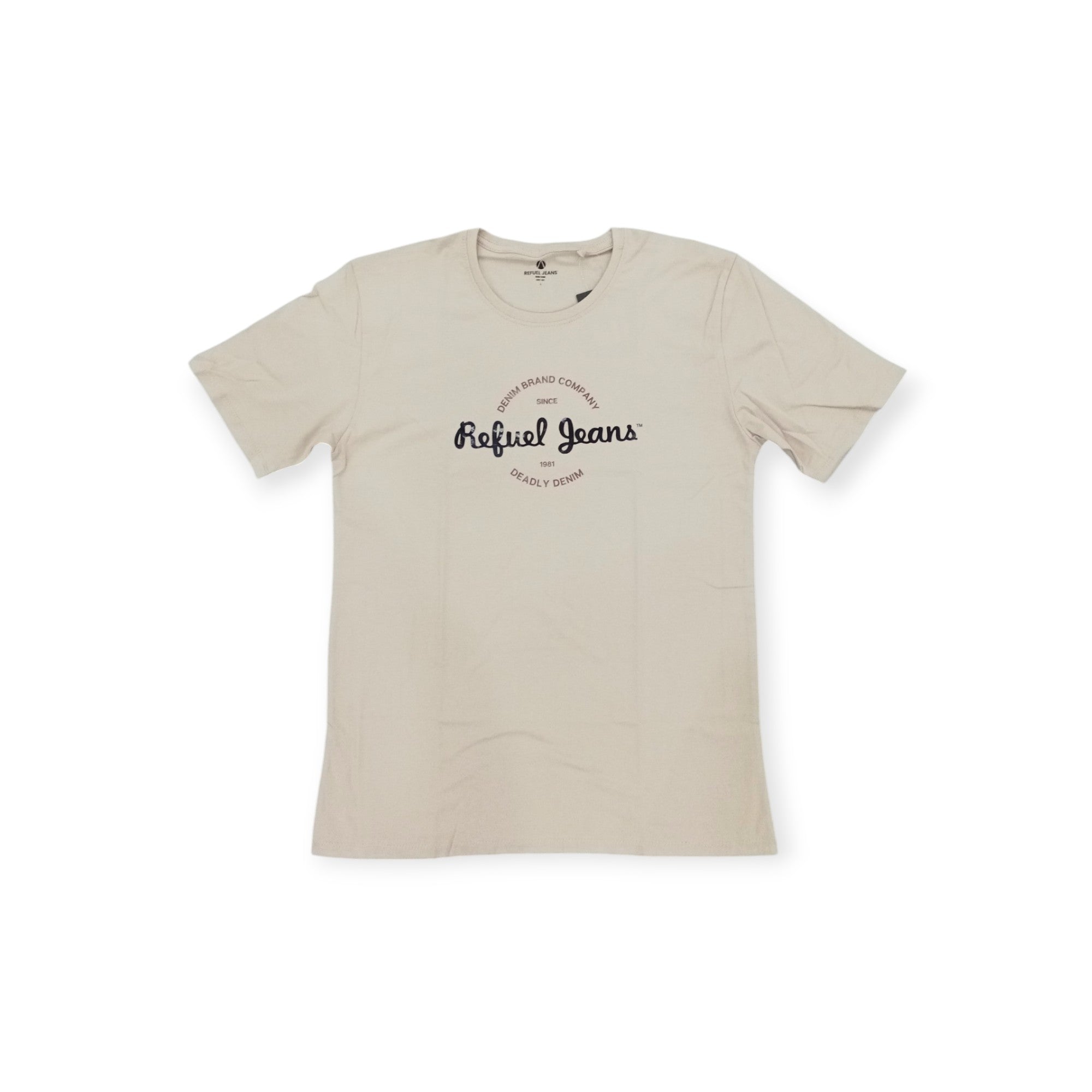 Refuel T Shirt Refuel Men's T Shirt Eggshell