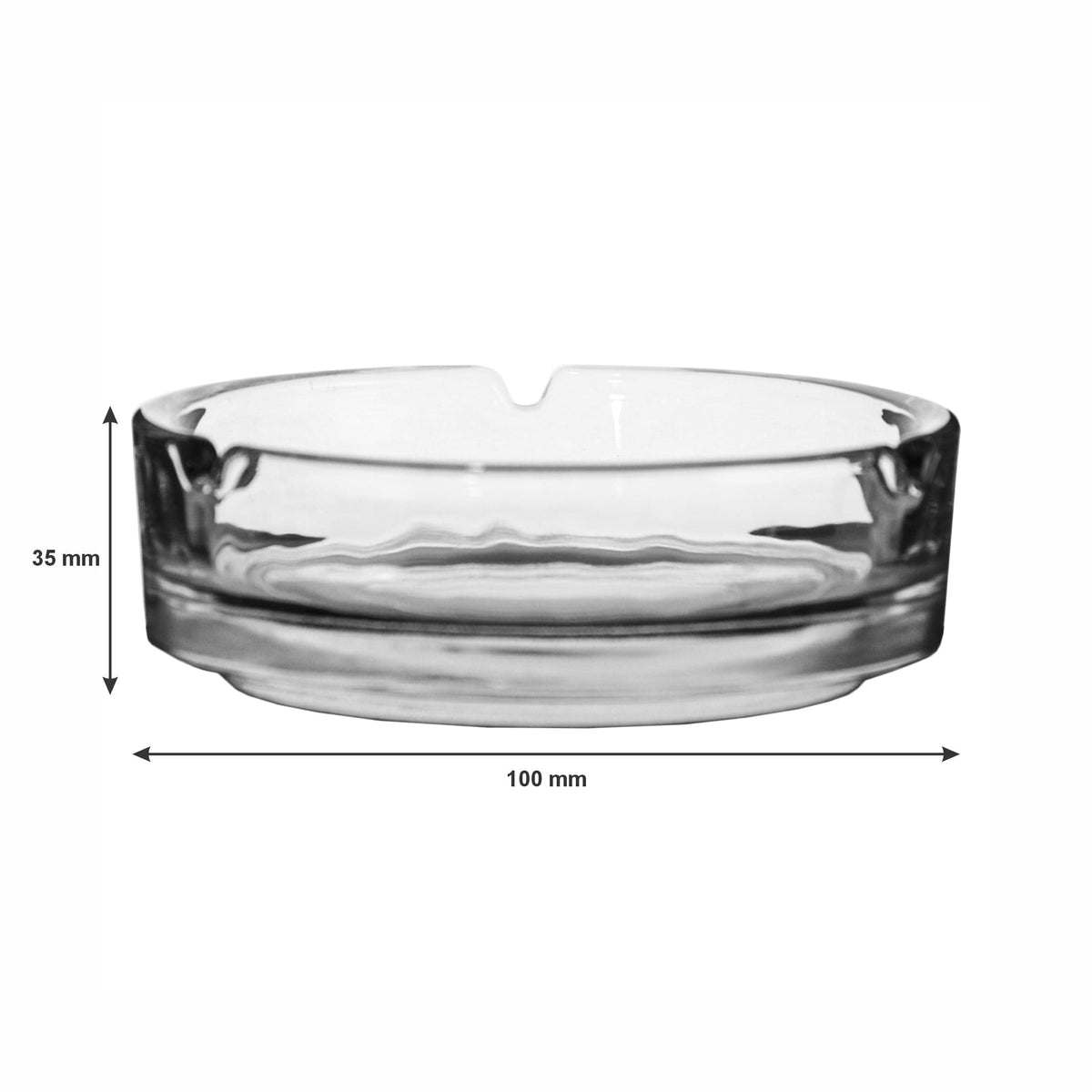 Regent Ashtray Regent Ashtray Club Round Glass 4 Pack 10298