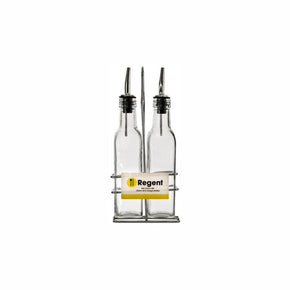 Regent Bottles Regent Oil & Vinegar Bottles On Wire Stand, 250ml 260x104x52mm (6722582577241)