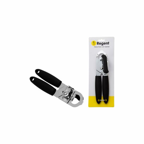 Regent CAN OPENER Regent Kitchen Can Opener Black Heavy Duty 21255 (2061702496345)