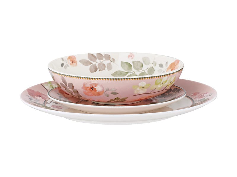 Regent CHOPPING BOARD Maxwell & Williams Arcadia Coupe Dinner Set Pink 12 Piece YD0034