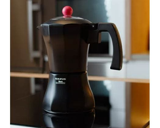 Regent COFFEE MAKER Taurus Coffee Maker Aluminium Black 300ml Black Moments 9 Cup 984082 (7779145154649) (7779144630361)