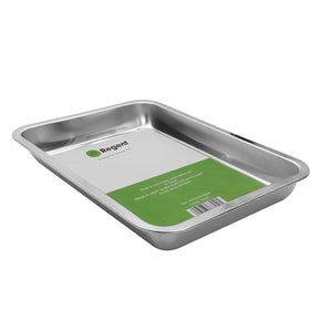 Regent CUTLERY Regent Rectangular Roasting Baking Dish Stainless Steel, (355x275x55mm) 33042