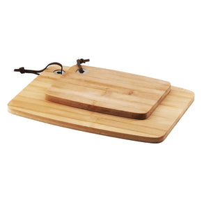 Regent Cutting Board Regent Bamboo Cutting Board 2 Piece Set 205x155x12mm 305x225x12mm 30194