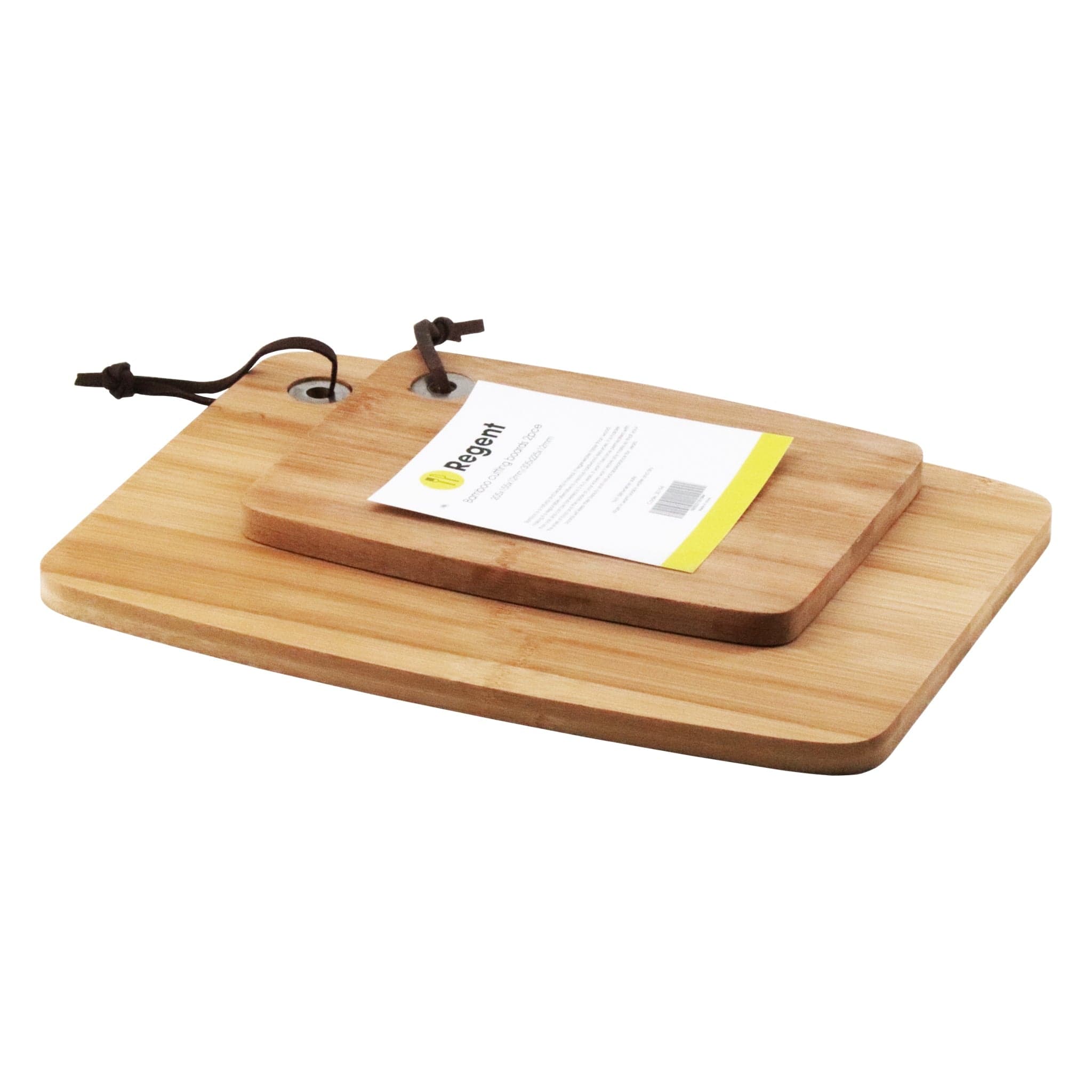Regent Cutting Board Regent Bamboo Cutting Board 2 Piece Set 205x155x12mm 305x225x12mm 30194
