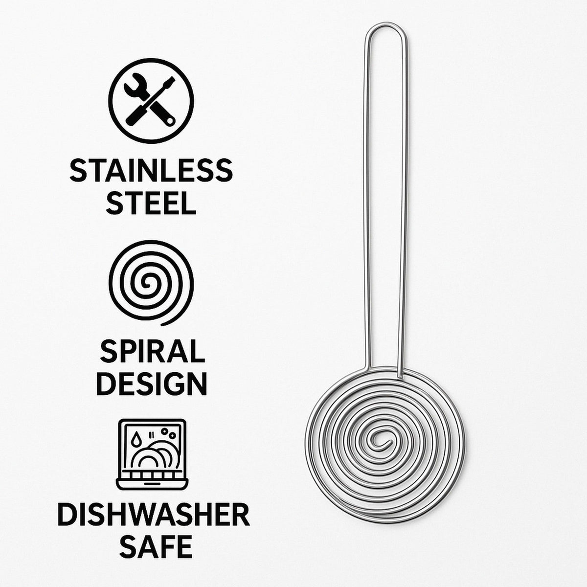 Regent Egg Yolk Spiral Separator Regent Kitchen Egg Yolk Spiral Separator Stainless Steel, 215mm 21198