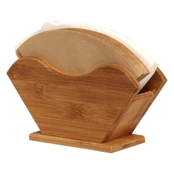 Regent Holder Regent Coffee Flat Bottom Filter Holder 1-2 Cups Bamboo 30948