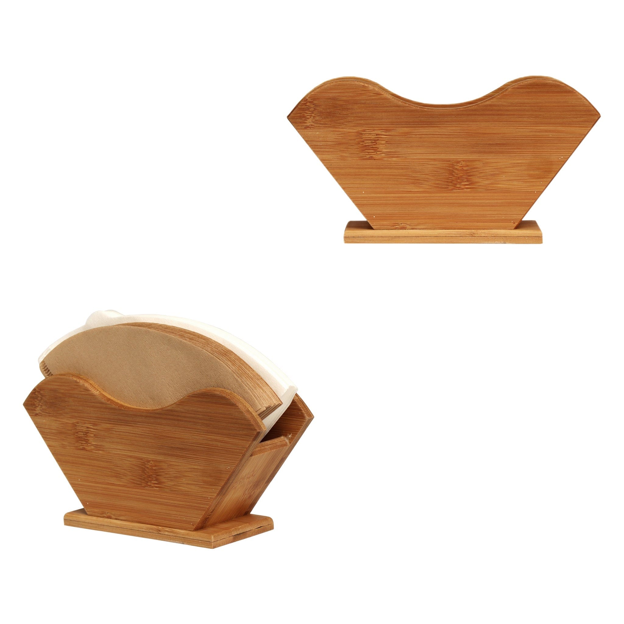 Regent Holder Regent Coffee Flat Bottom Filter Holder 1-2 Cups Bamboo 30948