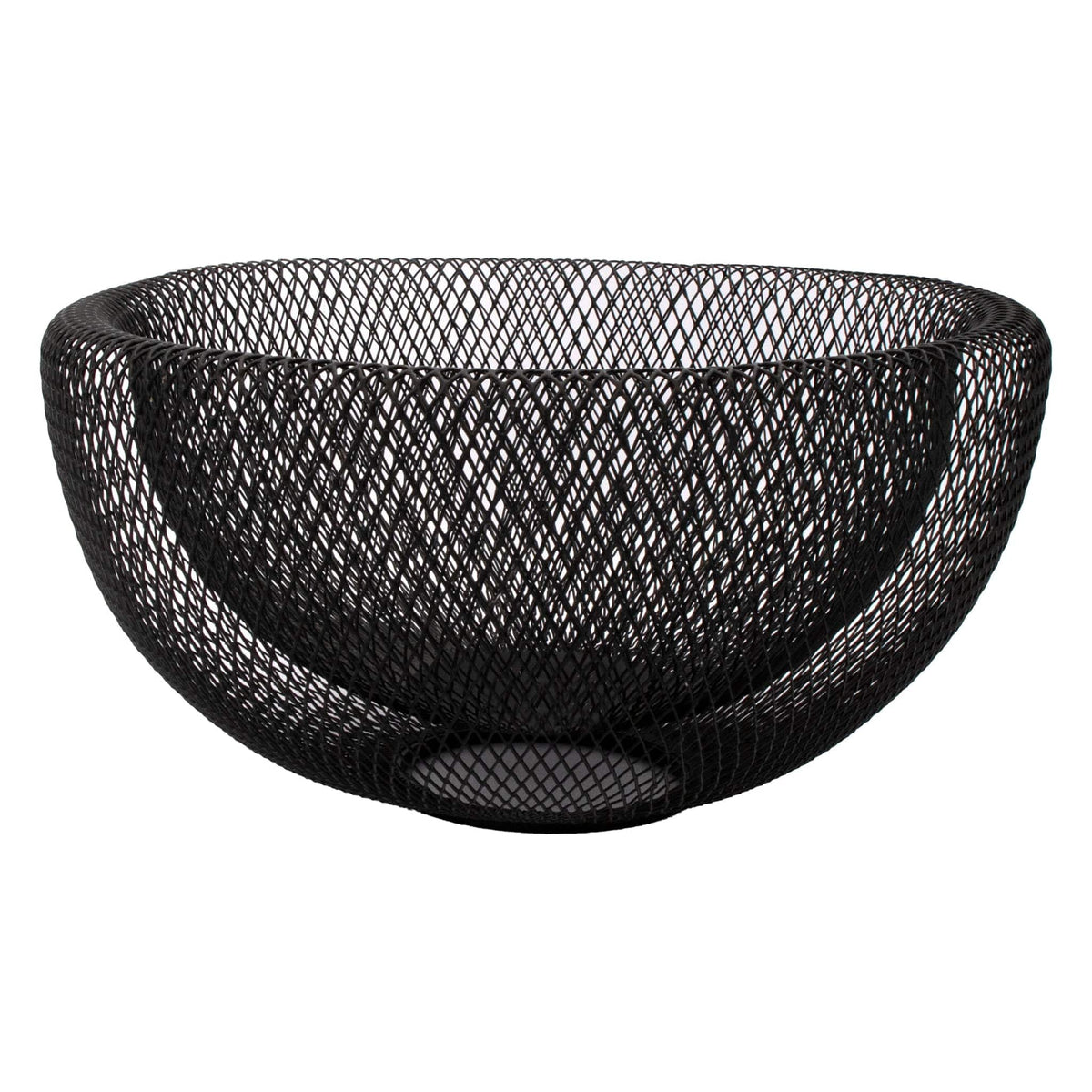 Regent Holder Regent Kitchen Double Layer Wire Mesh Basket Powder Coated Black (295mm Diax135mm) 41852