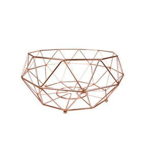 Regent Holder Regent Kitchen Fruit Basket Copper Plated 26cm x 14cm (7299066757209)