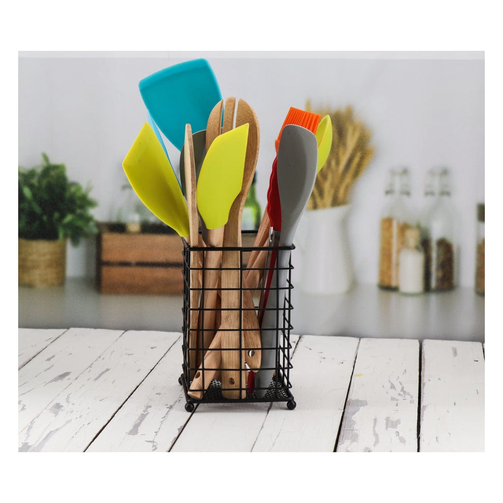 Regent Holder Regent Wire Utensil/Cutlery Holder Powder Coated Black 14014