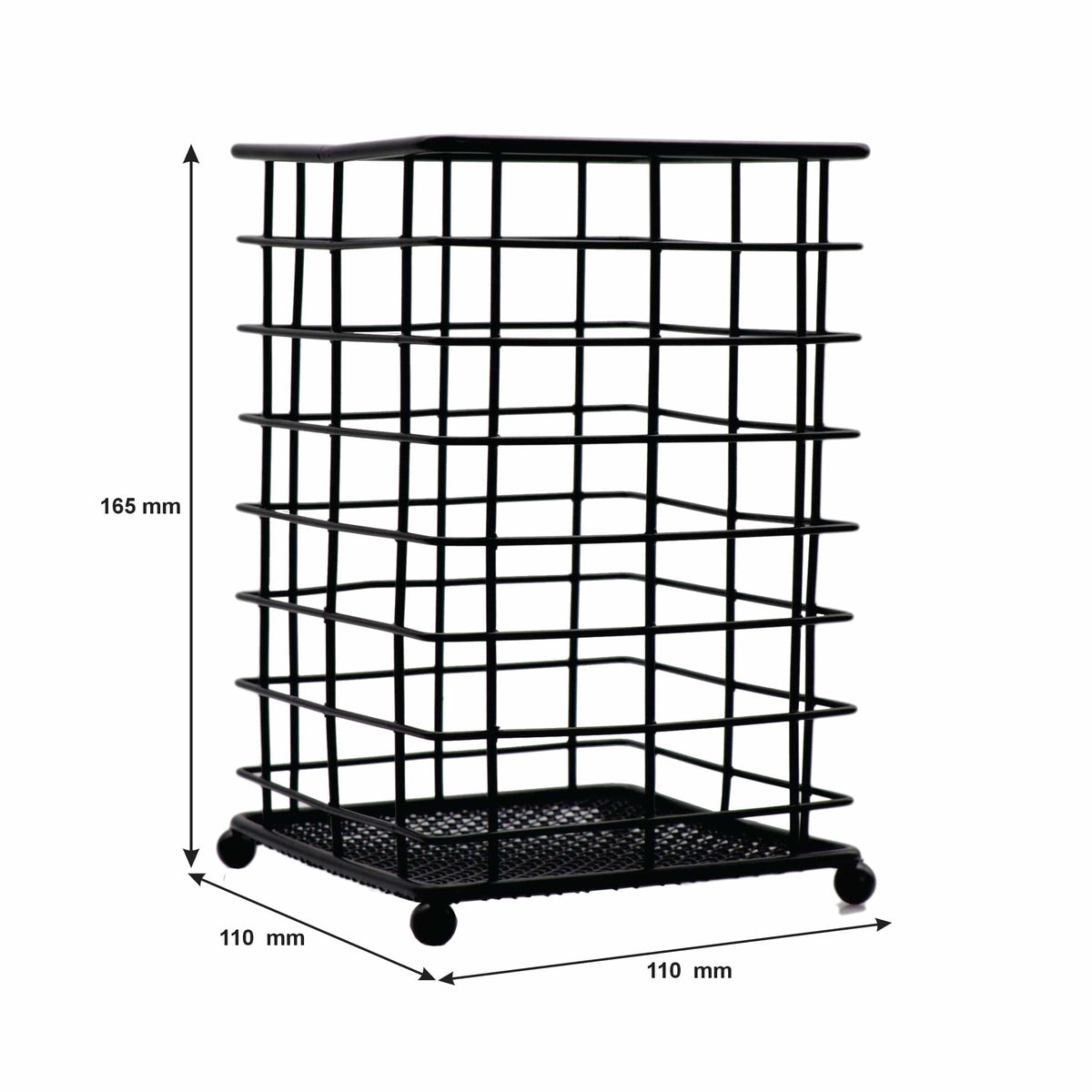 Regent Holder Regent Wire Utensil/Cutlery Holder Powder Coated Black 14014