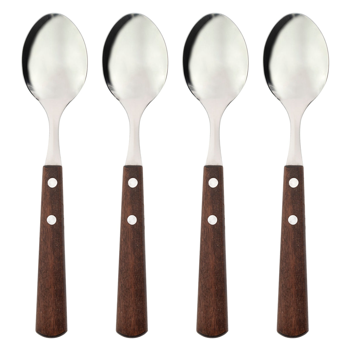 Regent knife set Regent Kitchen Table Spoons With Wooden Handles 4 Piece, 205mm 21202