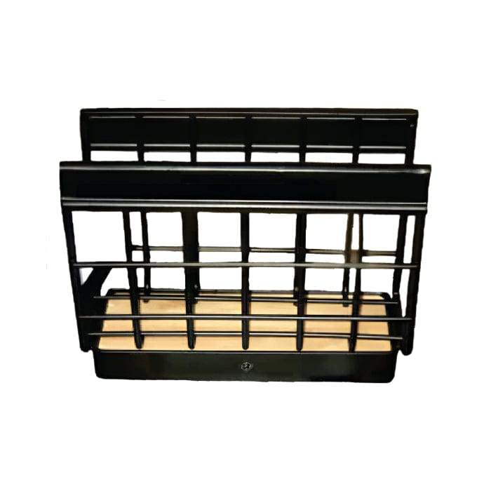 Regent Paper Towel Regent Kitchen Napkin Holder Black Wire & Wood (140x55x120mm) 41846