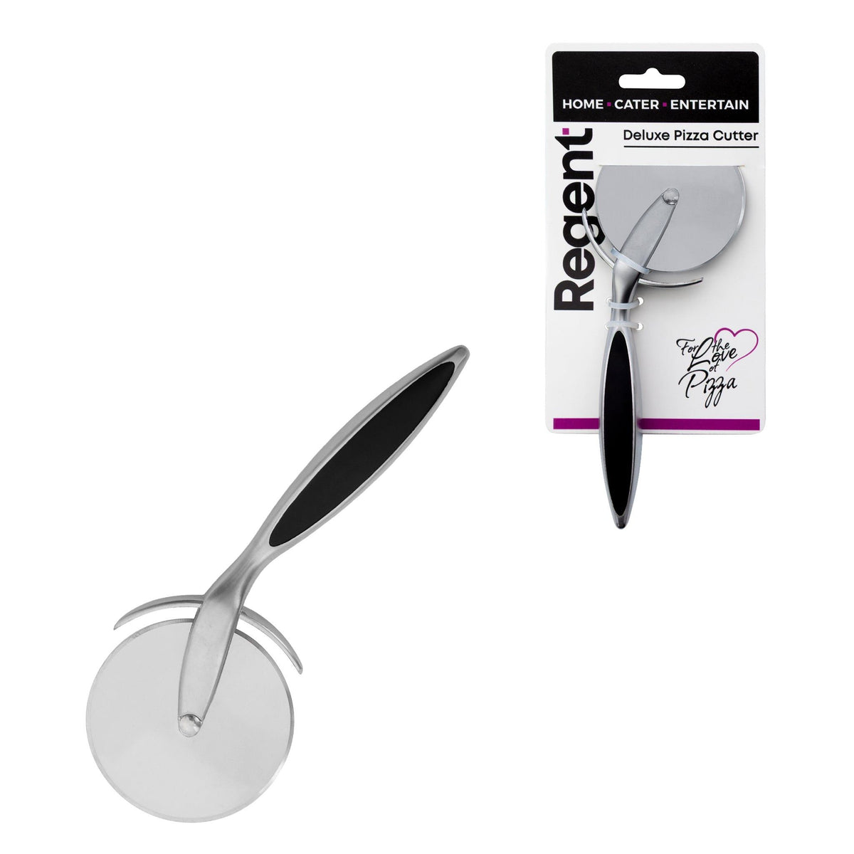 Regent Peeler Regent Kitchen Deluxe Pizza Cutter, 185mm 21223