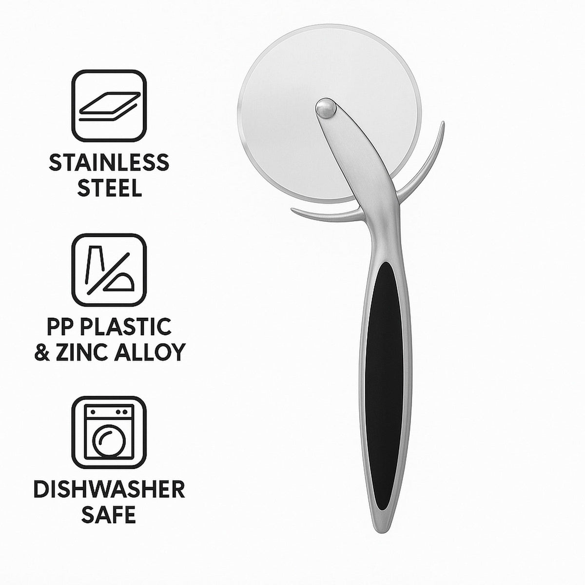 Regent Peeler Regent Kitchen Deluxe Pizza Cutter, 185mm 21223