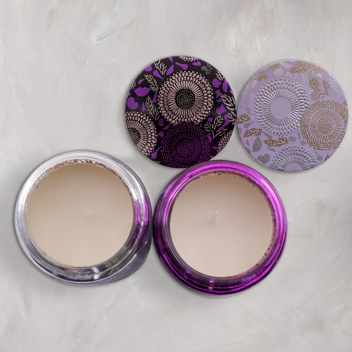 Regent S0A Regent Scented Candles (Vanilla) In Embossed Glass Jars 185g 35306 (7573349564505)