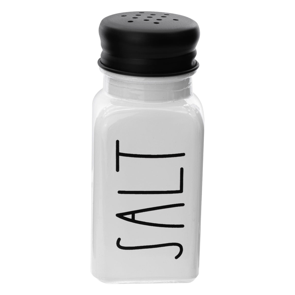 Regent Salt & Pepper Regent Glass Black And White Condiments In A Caddy 5pk Set, 250ml L 85ml 27140
