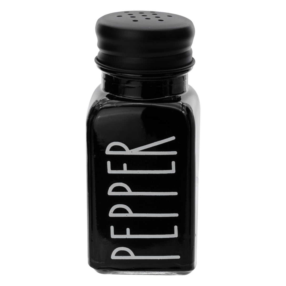Regent Salt & Pepper Regent Glass Black And White Condiments In A Caddy 5pk Set, 250ml L 85ml 27140