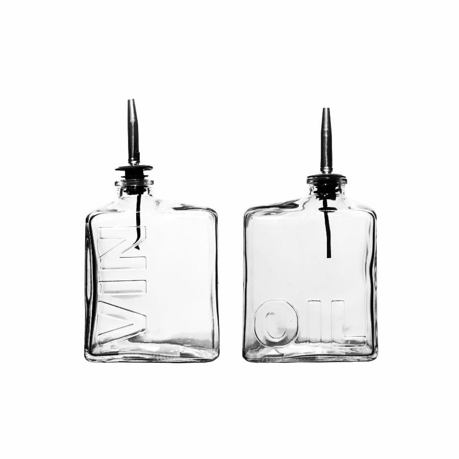 Regent SALT & PEPPER Regent Glass Square Bottle Embossed 450ml 190x100x55mm 27158 (7336062582873)