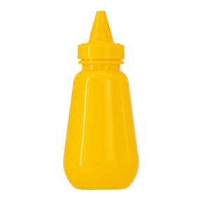Regent SALT & PEPPER Regent Plastic Tear Drop Sauce Bottle Yellow 6 Pack 250ml 12037