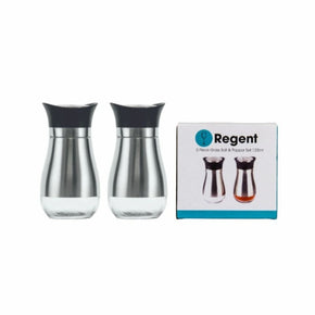 Regent SALT & PEPPER Regent Salt & Pepper Glass Shakers With Metal Coating 2 Piece 125ml (6995485327449)