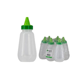 Regent Sauce Bottle Regent Plastic Tear Drop Sauce Bottle Natural 6 Pack 250ml 12034 (7336039120985)