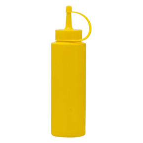 Regent Sauce Bottle Regent Round Plastic Sauce Bottle Yellow 6 Pack 250ml 12109