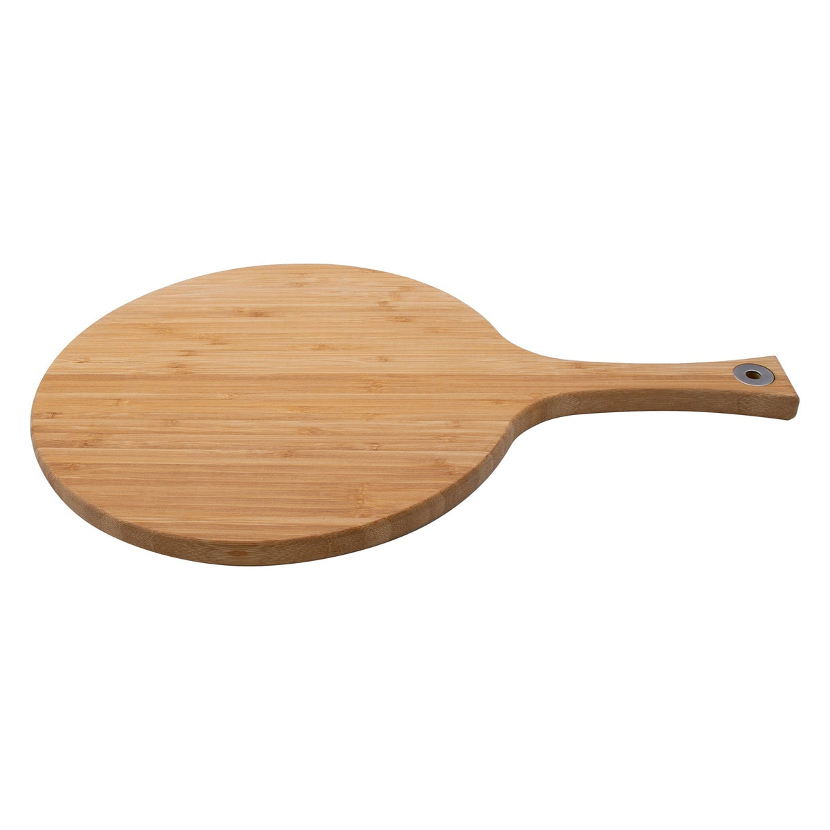 Regent Serving Board Regent Bamboo Round Paddle Serving Board With Ring, (430/270mm Diax15mm) 30187 (7817367355481)