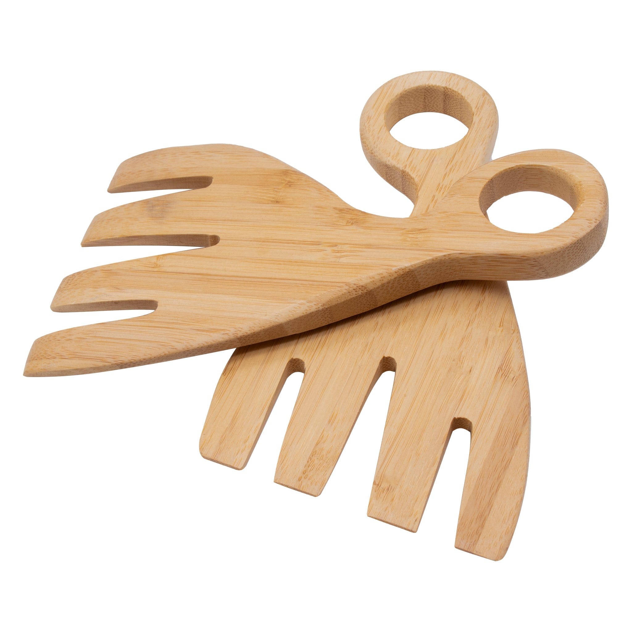 Regent SERVING TRAY Regent Bamboo Hand Salad Servers 2 Piece Set 100x185x15mm 30252