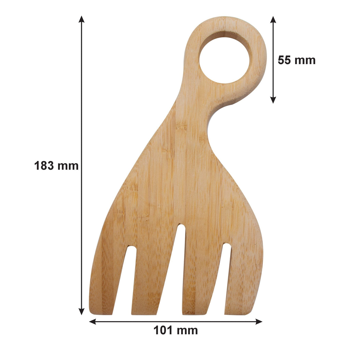 Regent SERVING TRAY Regent Bamboo Hand Salad Servers 2 Piece Set 100x185x15mm 30252